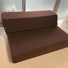 ソファベッド&ブランケット付き　