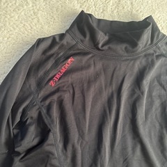 野球　アンダーシャツ　裏起毛ブラック　Ｍの画像