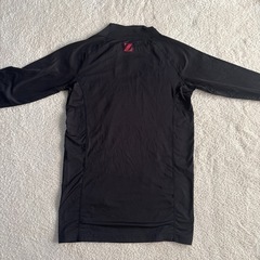 野球　アンダーシャツ　裏起毛ブラック　Ｍの画像