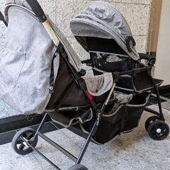 2人乗りベビーカー　besrey　二人乗り用　双子用の画像