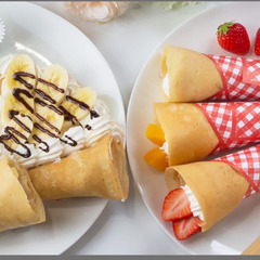 一緒にクレープを作りましょう！