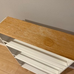 山崎実業(Yamazaki) ハンドル付き スリムワゴン ホワイト 約W13×D47.5×H80.5cm タワー towerの画像