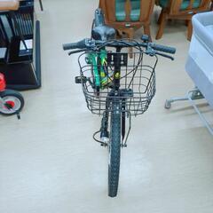 子供用自転車☆CROSS FORCE☆グリーン＆ブラックカラー☆22インチ【浜村鹿野温泉ICから3分 買取本舗 宮本リサイクル 営業時間9～19時 定休日水曜のみ←連絡できませんm(_ _)m】の画像