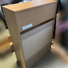 【自社配送は札幌市内限定】ニトリ デスクつきラック マスC ライトブラウン 収納棚 中古 菊水倉庫保管の画像