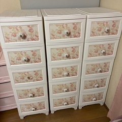 【お譲り先決定】5段収納ケース