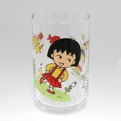 中古 ちびまる子ちゃん グラス タンブラー 3個セット 同柄 1990 日本生命 ニッセイ さくらももこ 札幌市 清田区 平岡の画像