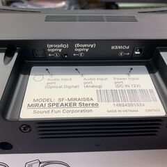 【愛品館江戸川店】MIRAI SPEAKER Stereo SF-MIRAIS6 2023年モデル お問い合わせID:132-050685-007の画像