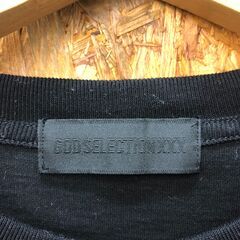 【A296】Tシャツ GOD SELECTION XXX ブラック×プリント の画像