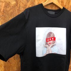【A296】Tシャツ GOD SELECTION XXX ブラック×プリント の画像