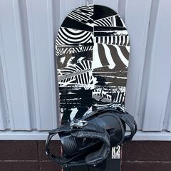 K2 スノーボード PARKSTAR TWIN 149CM（ビンディング "K2 FORMULA"・ ブーツ "MAYSIS 27cm"付）の画像