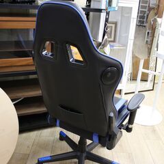 【川崎市宮前区リサイクルオフ】AK Racing.スピーカー内蔵　ゲーミングチェア　ブルー