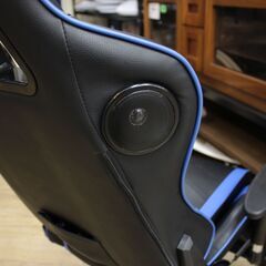 【川崎市宮前区リサイクルオフ】AK Racing.スピーカー内蔵　ゲーミングチェア　ブルー