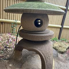 【期間限定　（１月３１日　まで）】雪見灯篭　とうろう　庭石灯ろうの画像