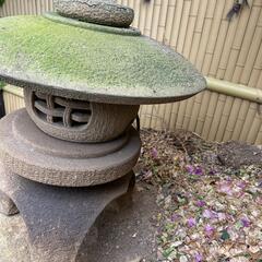 【期間限定　（１月３１日　まで）】雪見灯篭　とうろう　庭石灯ろうの画像