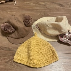 帽子3つまとめ売り　50-52cm