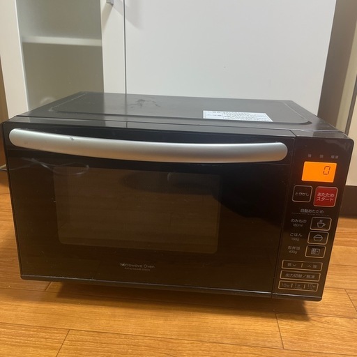 フラット電子レンジ