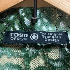 TOSD 花柄レース 半袖シャツ の画像