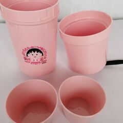 ちびまる子ちゃん　ピクニックセット？　コップ2つのみの画像