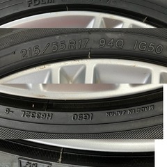 中古冬タイヤ　クラウン　トヨタ純正品215/55 R17, 94Q 1G50の画像
