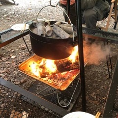【取りに来て頂ける方】 囲炉裏テーブル　キャンプ