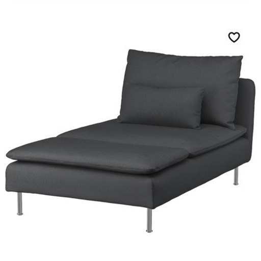 IKEA ソファ ソーデルハムン 2脚セット グレー 