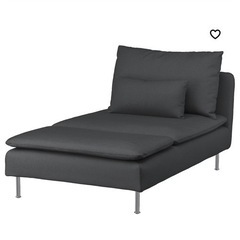 IKEA ソファ ソーデルハムン 2脚セット グレー の画像