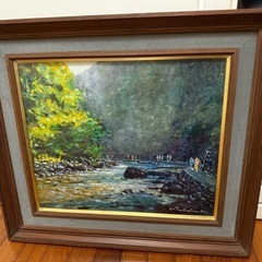 98.「養老渓谷」髙橋一善 油絵 98.「養老渓谷」髙橋一善 油絵