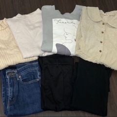 レディース服8点まとめ売り(トップス×4 ワンピース×1 ボトム...