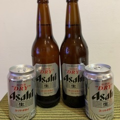 【商談中】瓶ビール2本➕缶ビール2本