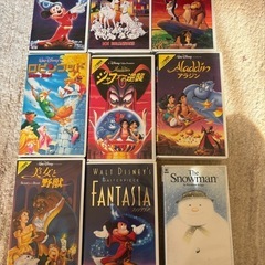 VHS ビデオ　ディズニー&α　 9本セットの画像