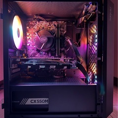 自作ゲーミングPC i3 10105F MSI GTX1060 メモリ16GB Windows10 ANTEC ASUSの画像
