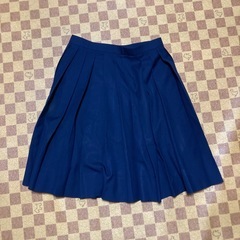 プリーツ スカート ウエスト調節可能