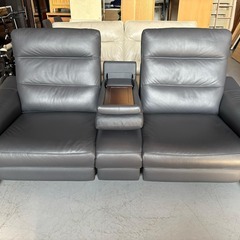 3人掛けソファーイタリア社製本革 電動リクライニングソファ 463CMLY Used/キレイの画像
