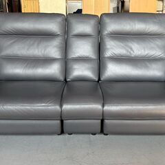 3人掛けソファーイタリア社製本革 電動リクライニングソファ 463CMLY Used/キレイの画像