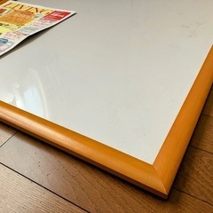 【2/7お値下げ】＜格安＞ 東急ハンズ 木製ポスターフレーム 大型サイズ 縦横可 外寸 約730mm × 約1040mm  / 額装 約680mm × 約980mm の画像