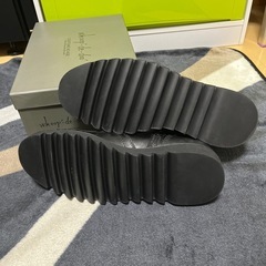 更に値下げ　革 ブラックブーツ　　新品　　27.5cmの画像