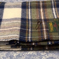 未使用 TWEEDMILL チェック柄 大判ストール 180x73cmの画像