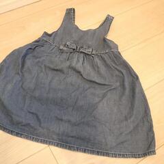 95cm デニムワンピース