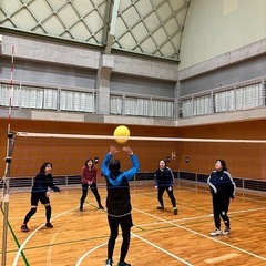 ソフトバレーボール教室参加募集の画像