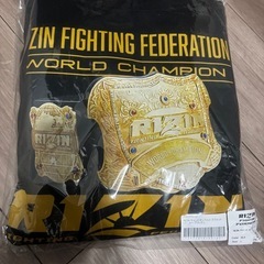 RIZIN スウェットパーカー　ブラック