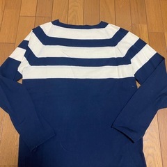 ナノユニバース　ウール100%ニット　size　46の画像