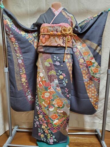 振り袖(54) 長襦袢、袋帯、小物セット