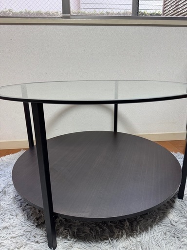 IKEA ガラステーブル