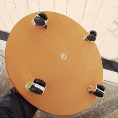 美品 回転式 デザートスタンド ケーキスタンド 木製 の画像