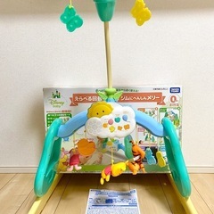 【美品現行品】　くまのプーさん えらべる回転6WAYジムにへんしんメリーの画像