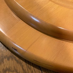 木製スタンド型ハンガー　ポールハンガーの画像
