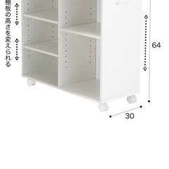 押入れ収納　ニトリ　マルチラック(キャスター付き)の画像