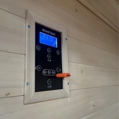 おうちでサウナフルセット　サイズ、使用変更可！配送、設置、電気工事対応！Bluetoothスピーカー、間接照明、コントロールパネルの画像