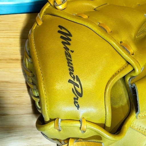 美品✨】MIZUNO Pro キャッチャーミット イエロー ミズノ グローブ