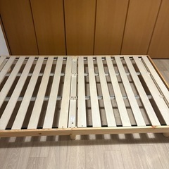【ニトリ】美品　
ベットフレーム　セミダブル の画像
